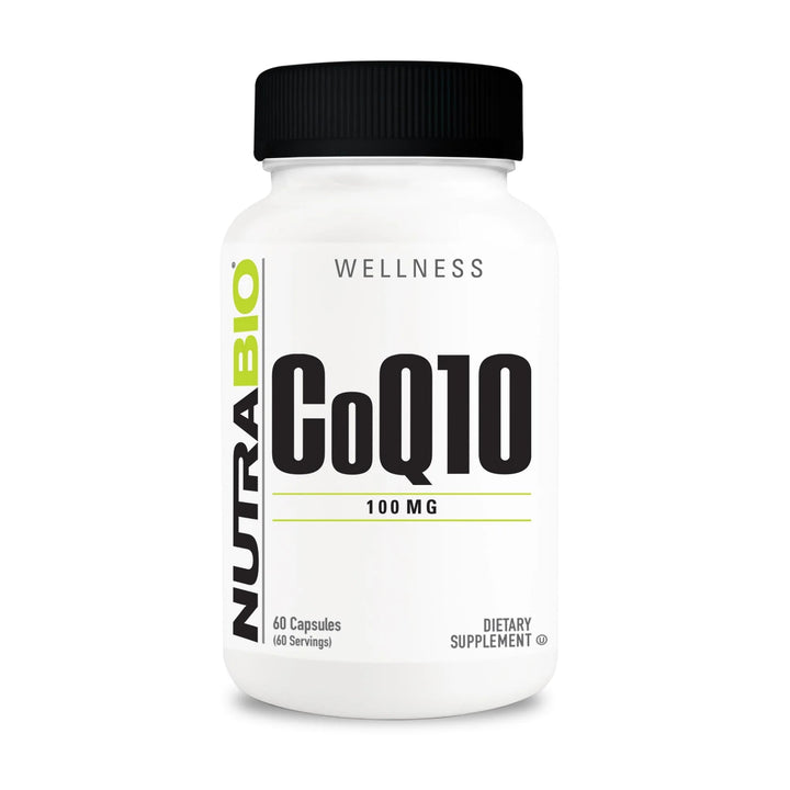 NutrBio Coenzyme Q10 CoQ10 100mg 60 Vegetable Capsules