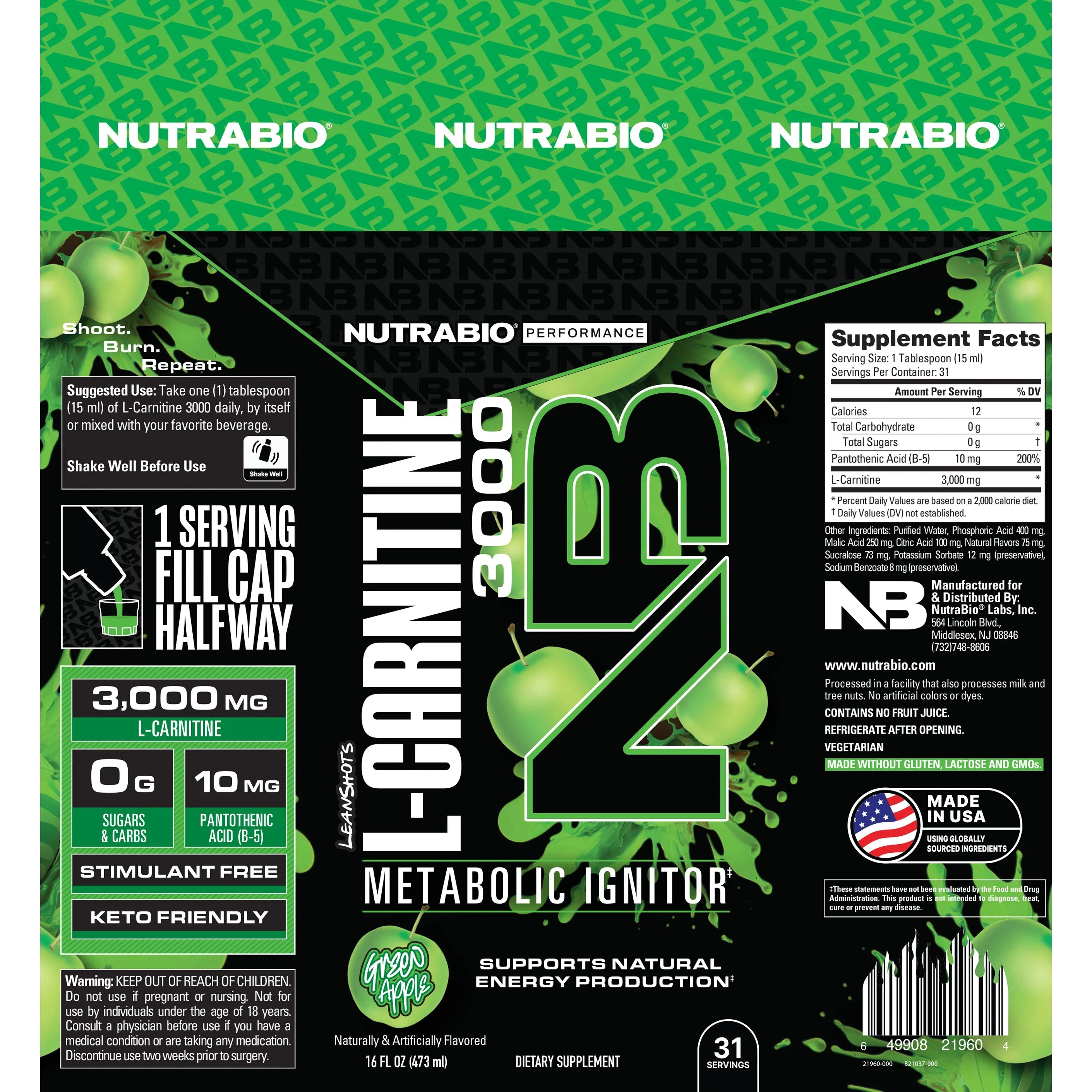 l carnitine with carbs or without carbs Ronnie Coleman Signature Series XS 4000 Liquid, Stimulant Free, Sugar Free, Zero Carbs, Lean Muscle Strength Support for Men & Women, 16 Oz (16 oz, Apple Bomb (4000)) : Health & Household Whether youre striving for weight loss L-Carnitine Coffee - Bite &