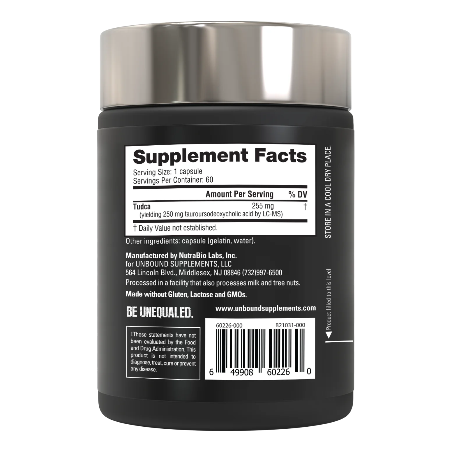 NutraBio TUDCA 60 Capsules