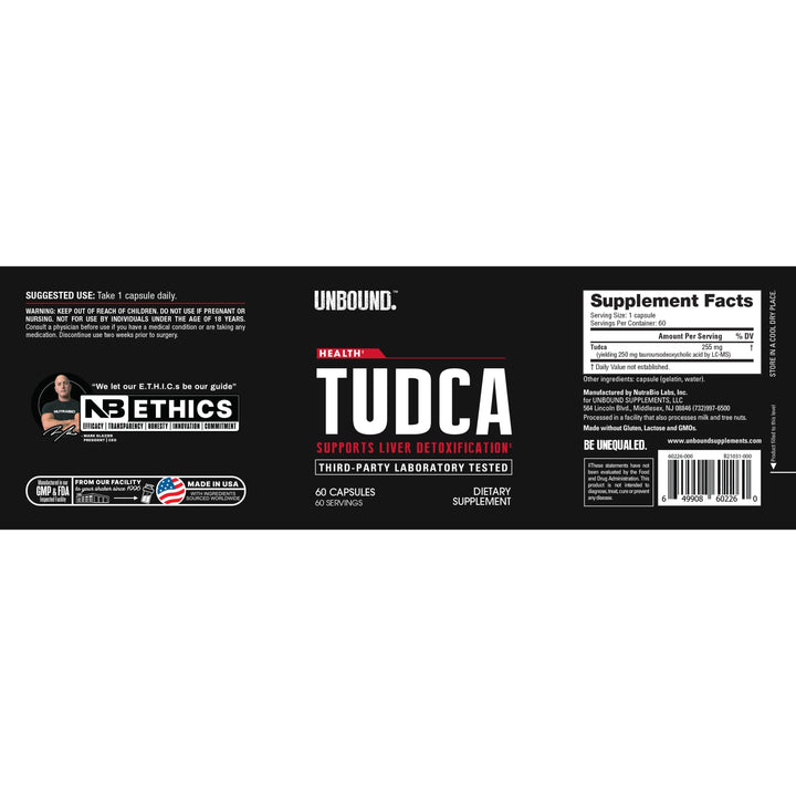 NutraBio TUDCA 60 Capsules