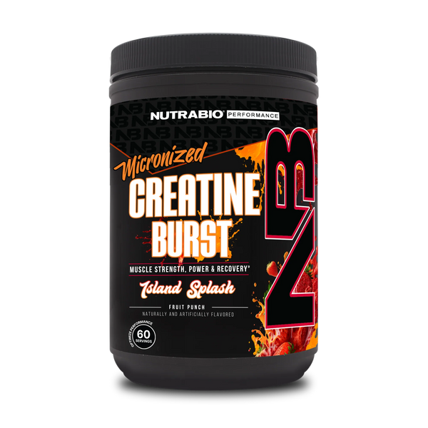 Nutrabio Creatine Burst Micronized Fruit Punch 60 Servings 379g