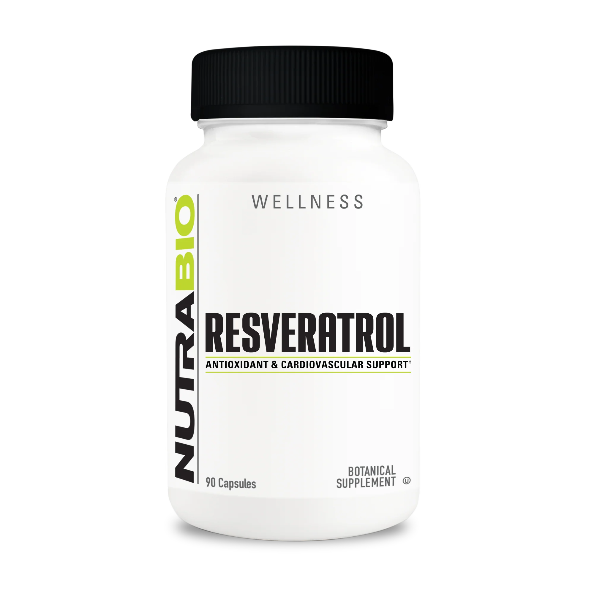 Nutrabio Resveratrol 500mg 90 Capsules