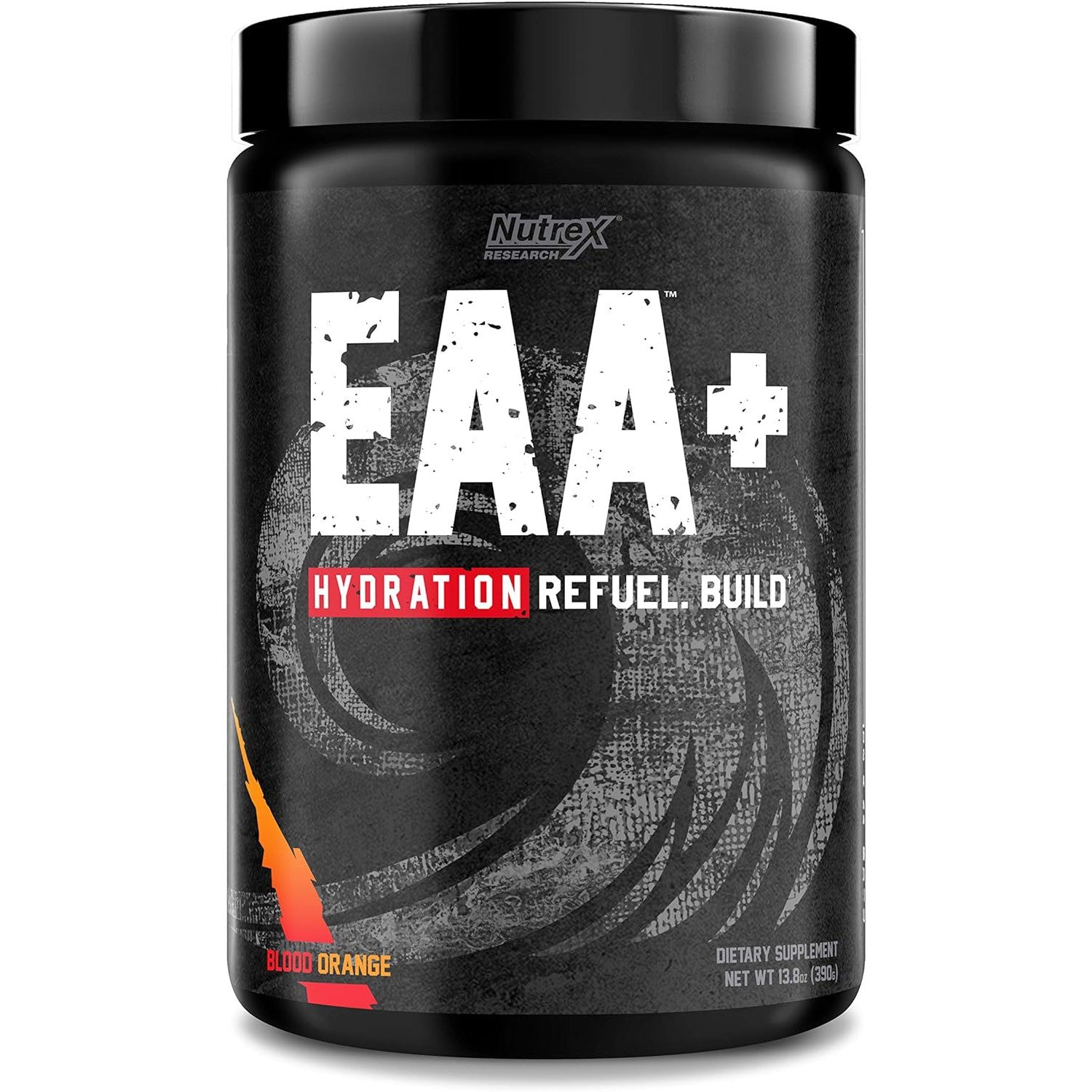 Nutrex Research EAA Hydration EAAs + BCAAs Powder with 8g Essential Amino Acids + Electrolytes For Muscle Recovery, Strength, Muscle Building, Endurance, Blood Orange Flavor 30 Serving