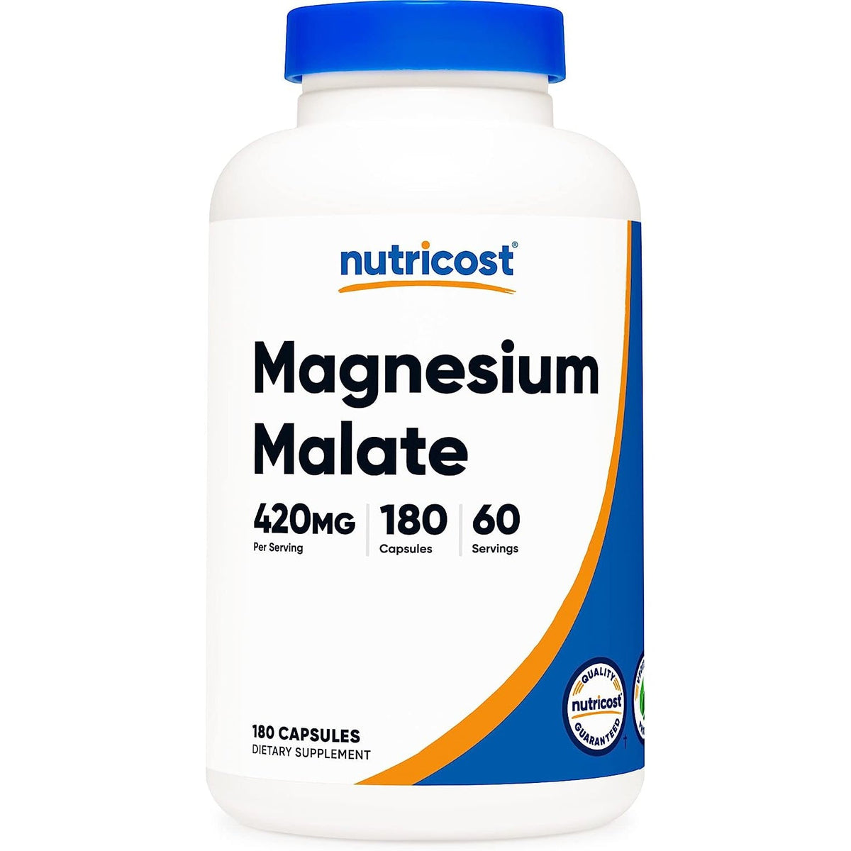 Nutricost Magnesium Malate 420mg 180 Veggie Capsules