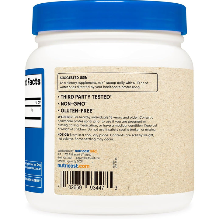 Nutricost Organic Maca Root Powder 454g