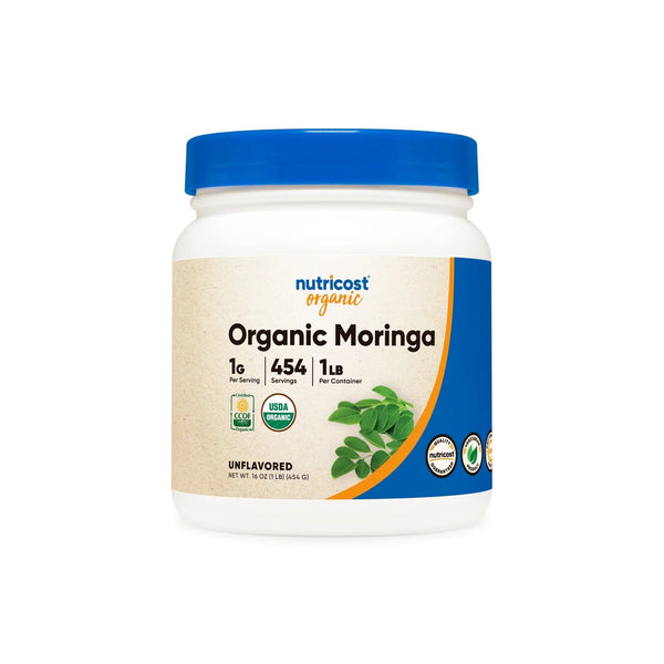 Nutricost Organic Moringa Powder 454g Gluten Free, Non-GMO, Vegetarian Friendly