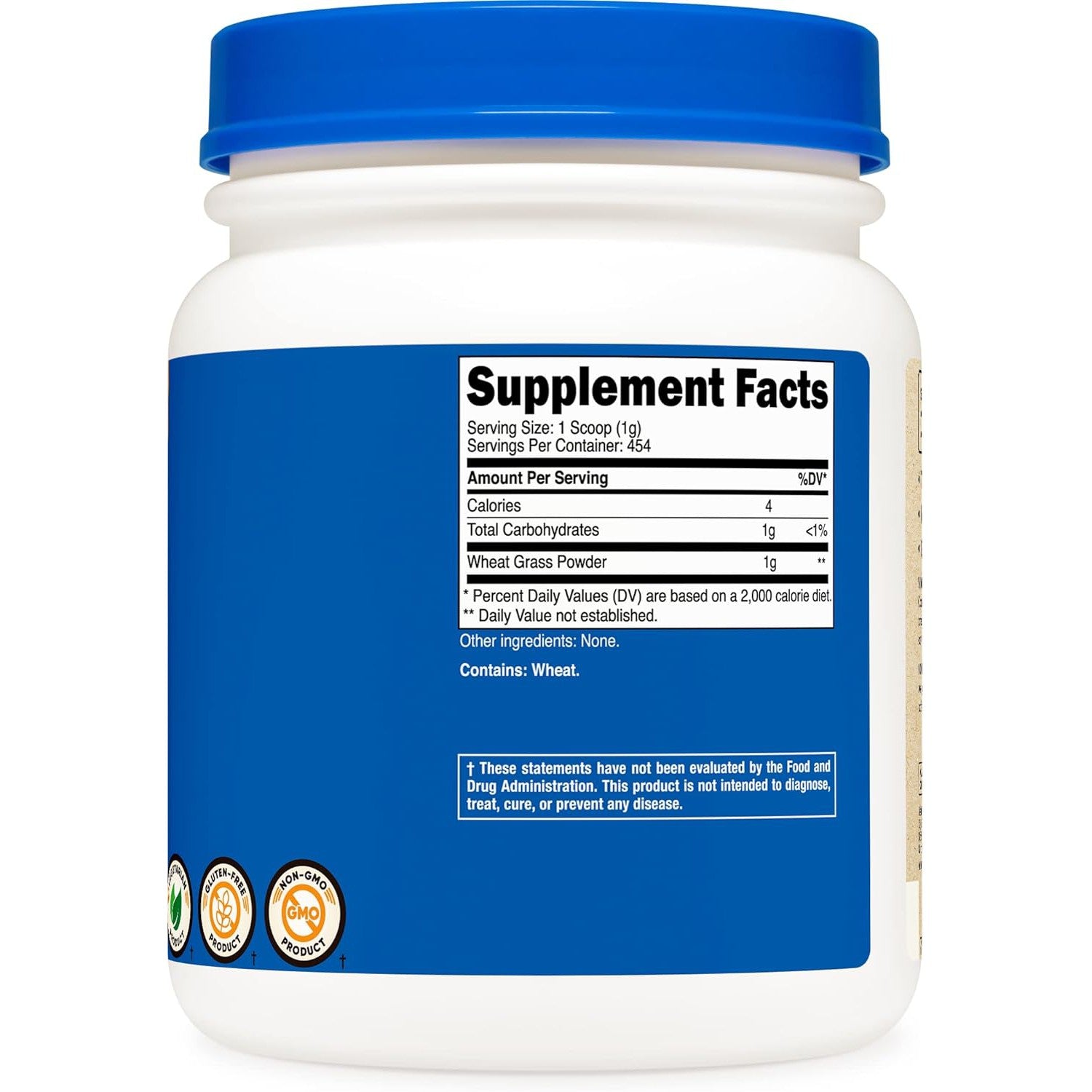 Nutricost Organic Wheatgrass Powder 454g