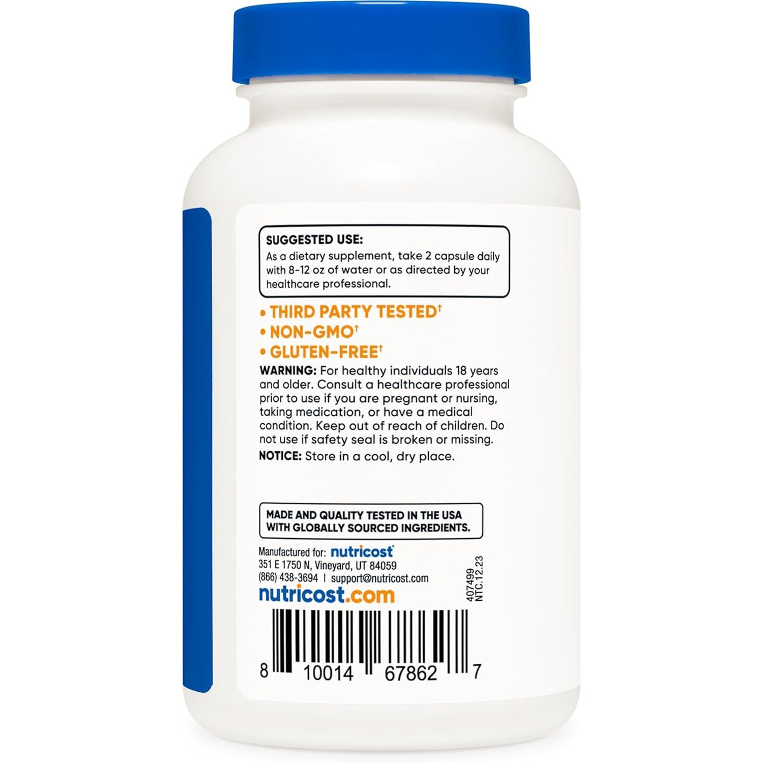 Nutricost Shilajit Extract Capsules with Naturally Occuring Fulvic Acid 120 Capsules