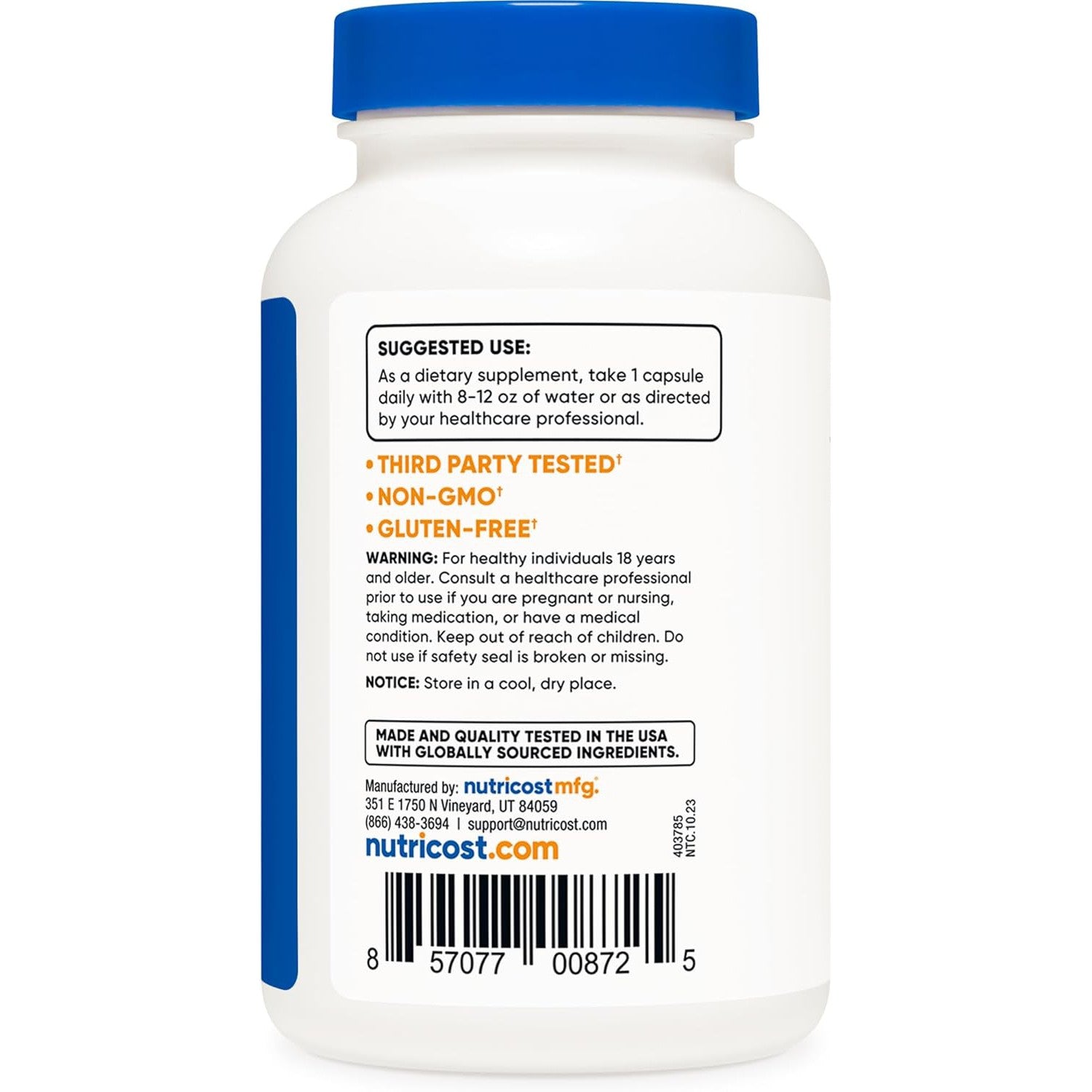 Nutricost St. John’s Wort 500mg 120 Vegetarian Capsules