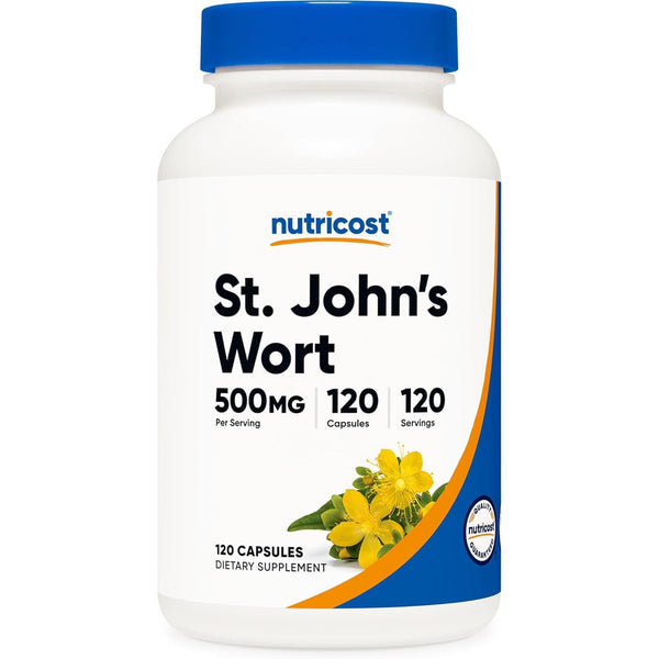 Nutricost St. John’s Wort 500mg 120 Vegetarian Capsules