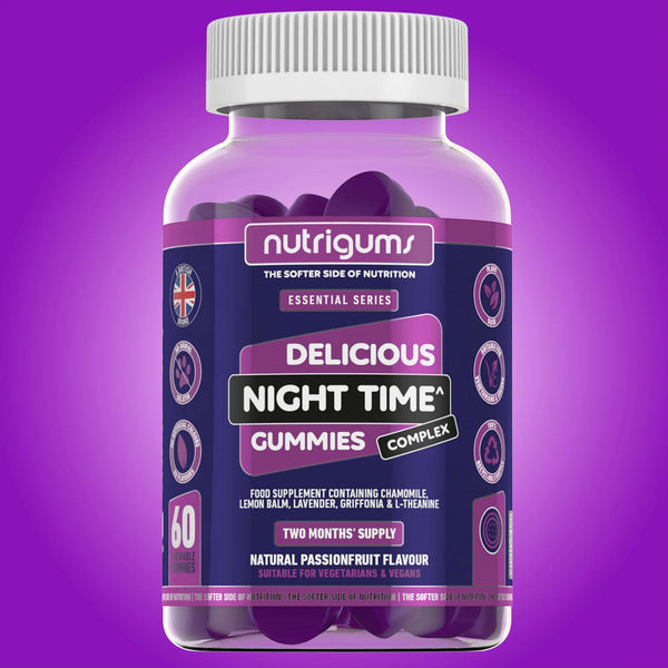 Nutrigums Night Time Complex Passionfruit Flavour - 60 Vegan Gummies