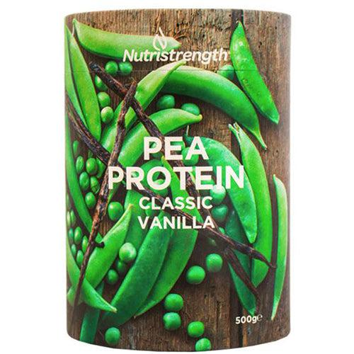 Nutristrength Pea Protein Isolate Classic Vanilla 500g Vegan Gluten Free