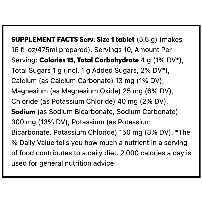 Nuun Sport Electrolyte Tablets for Proactive Hydration, Fruit Punch Vegan Gluten Free Non-GMO 10 Tablets