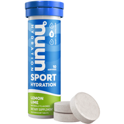 Nuun Sport Electrolyte Tablets for Proactive Hydration, Lemon Lime Vegan Gluten Free Non-GMO 10 Tablets