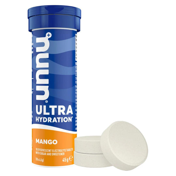 Nuun Ultra Hydration Tablets for Proactive Hydration, Mango flavour Vegan Gluten Free Non-GMO 10 Tablets