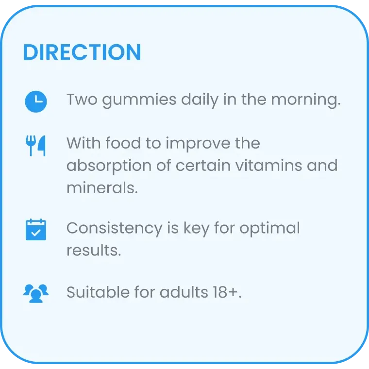Obu Nutrition Adult Multivitamin 60 Gummies