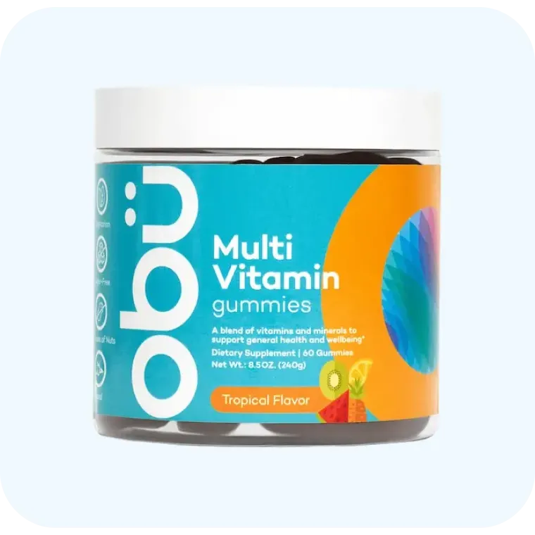 Obu Nutrition Adult Multivitamin 60 Gummies