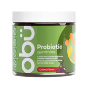 Obu Nutrition Probiotic Gummies Cherry Flavor 60 Gummies
