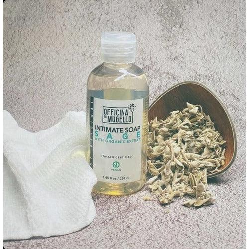 Officina Del Mugello Intimate Soap Sage with Organic Extract 250ml