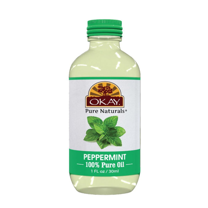 Okay Pure Naturals 100% PURE PEPPERMINT ESSENTIAL OIL 1oz/30ml