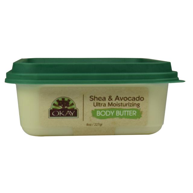 Okay Pure Naturals Shea & Avocado Ultra Moisturizing Body Butter 7oz