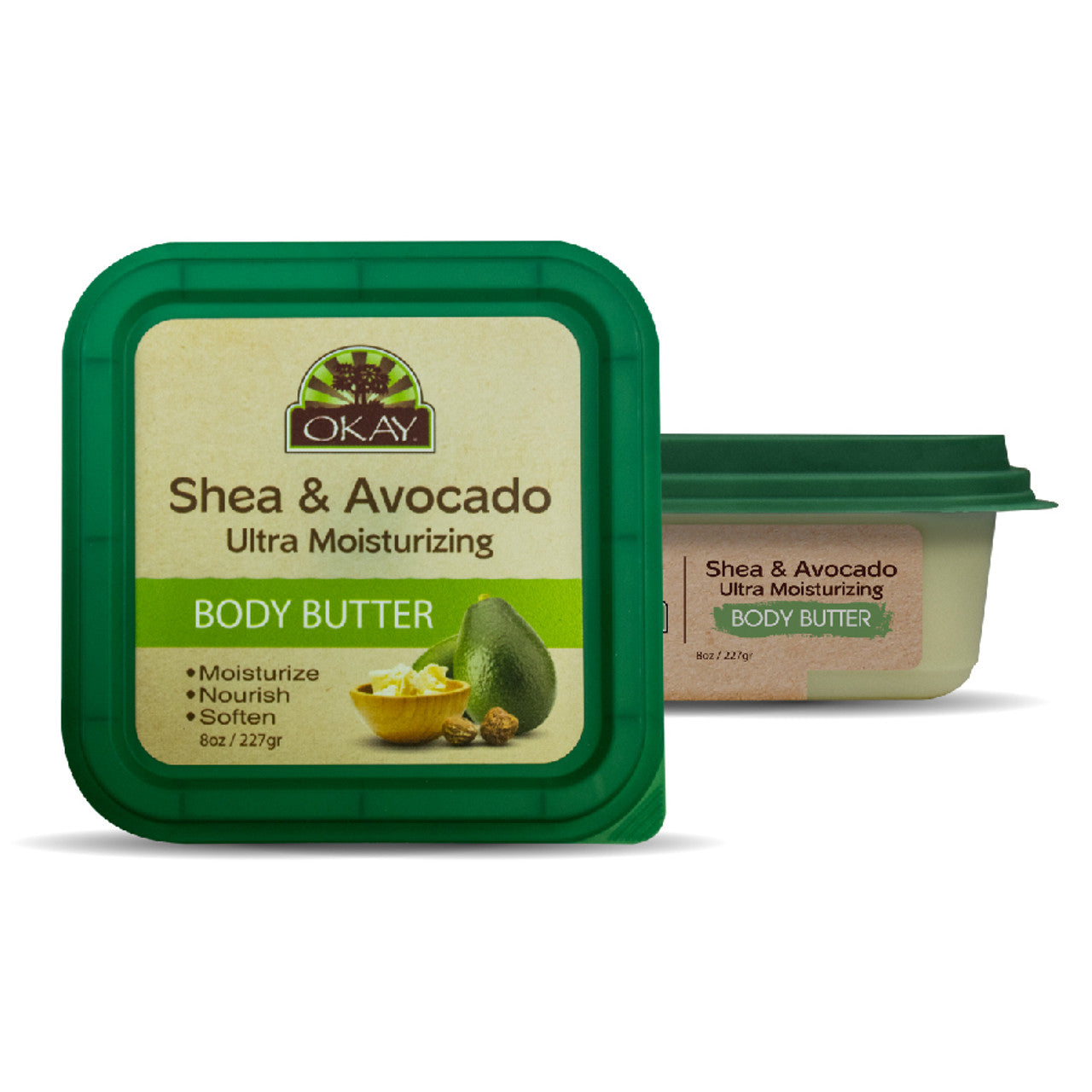 Okay Pure Naturals Shea & Avocado Ultra Moisturizing Body Butter 7oz