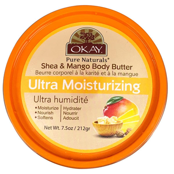 Okay Pure Naturals Shea & Mango Body Butter 212g