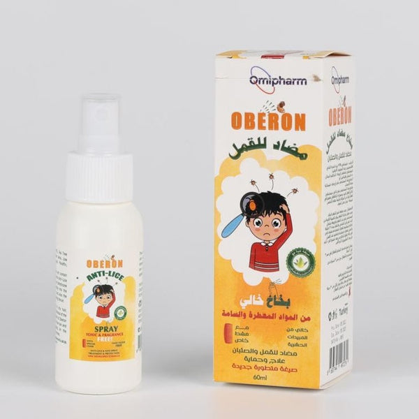 Omipharm Oberon Anti-Lice Spray 60ml toxic & fragrance free