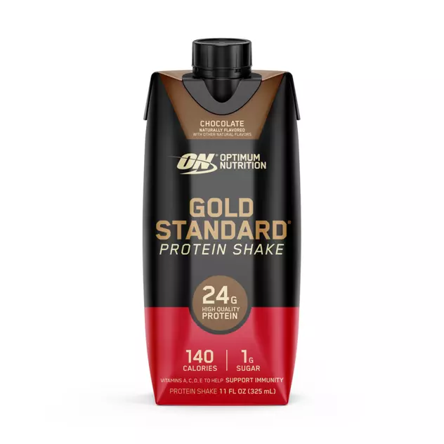 Optimum Nutrition GOLD STANDARD® Ready To Drink Protein Shake 24g protein Chocolate 325 ml