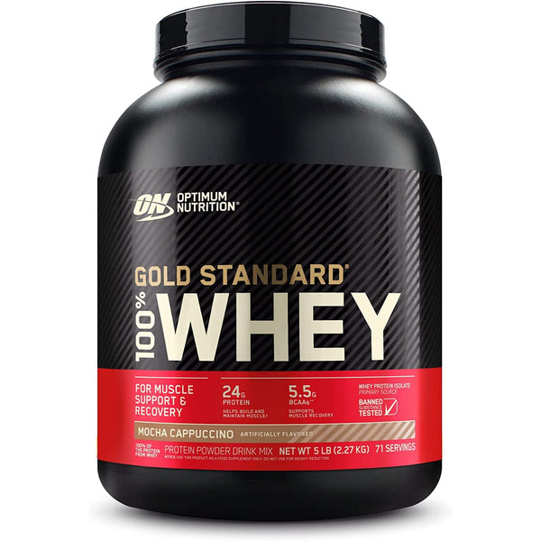 Optimum Nutrition Gold Standard 100% Whey Protein Powder Mocha Cappuccino 2.27KG