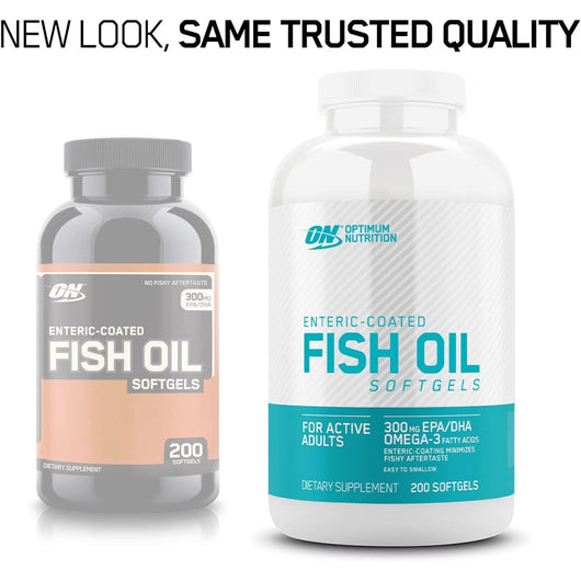 Optimum Nutrition Omega 3 Fish Oil For Active Adults, 300MG 100 Softgels