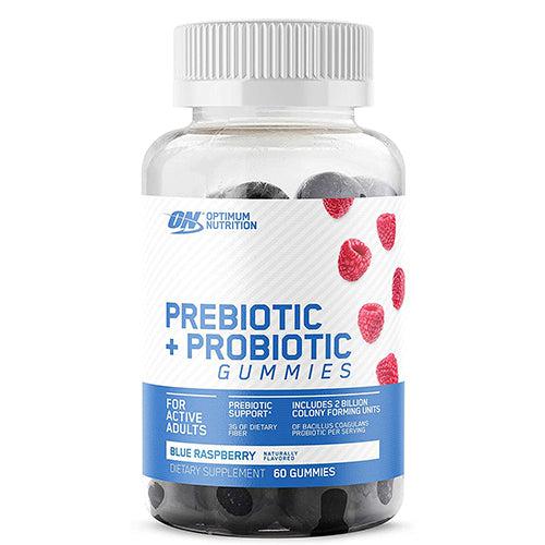 Optimum Nutrition Prebiotic & Probiotic Gummies Blue Raspberry 60 Count