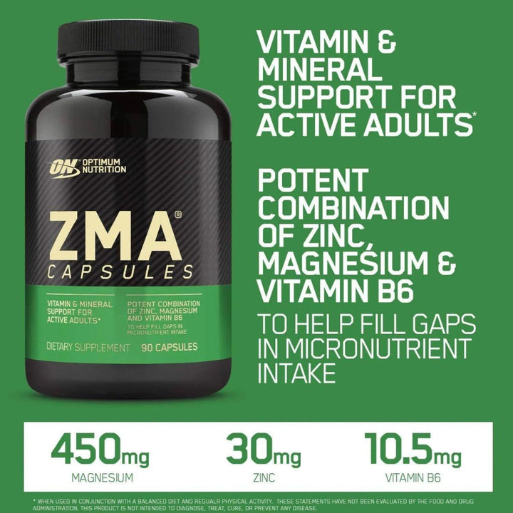 Optimum Nutrition ZMA Capsules 90 Capsules