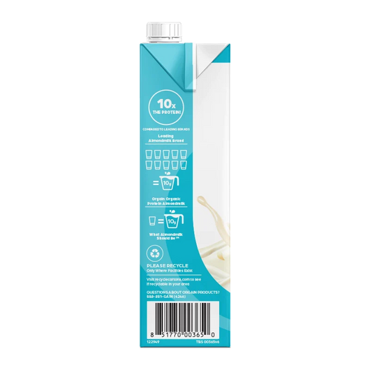 Orgain Organic Almond Milk Vanilla Flavored Lightly Sweetened Dairy Free Gluten Free Soy Free 946ml