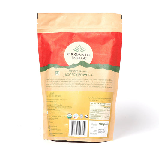 Organic India Jaggery Powder, a healthier alternative to sugar 500g