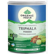 Organic India Triphala Powder, Digestion & Colon Cleanse 100 gm