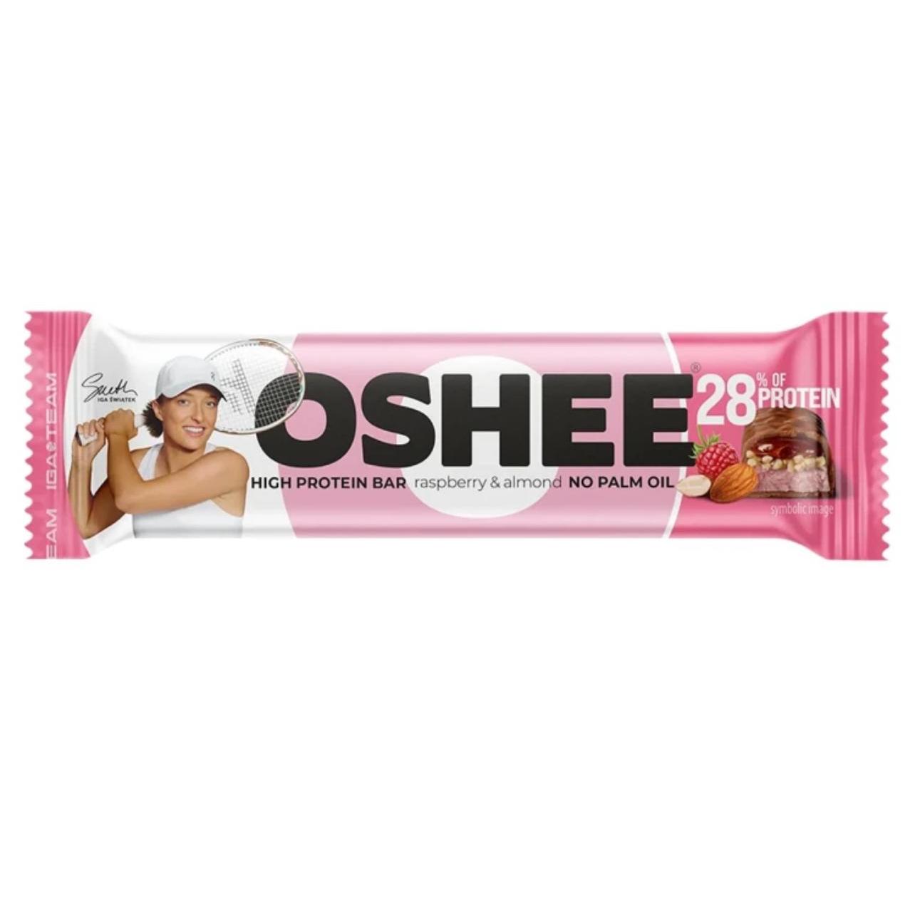 Oshee Protein Bar Raspberry & Almond Flavor 45g