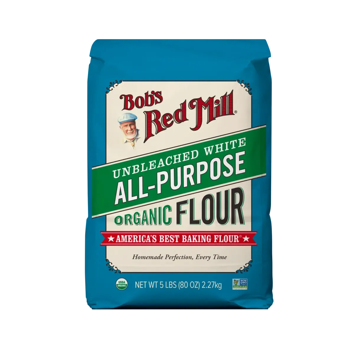 Bob's Red Mill Organic Unbleached White All-Purpose Flour 2.27kg