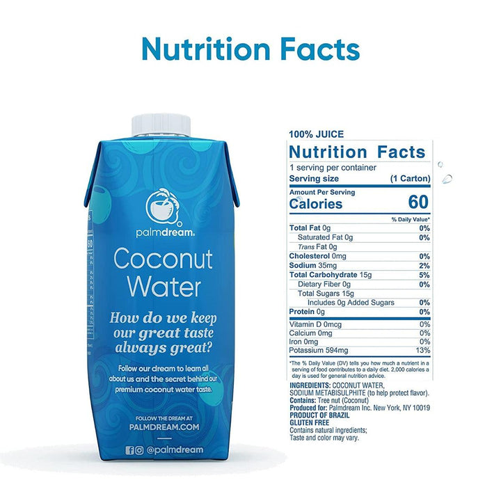 Palm Dream Pure Coconut Water 330ml