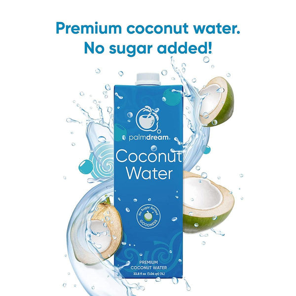Palm Dream Pure Coconut Water No Added Sugar 1 Litre