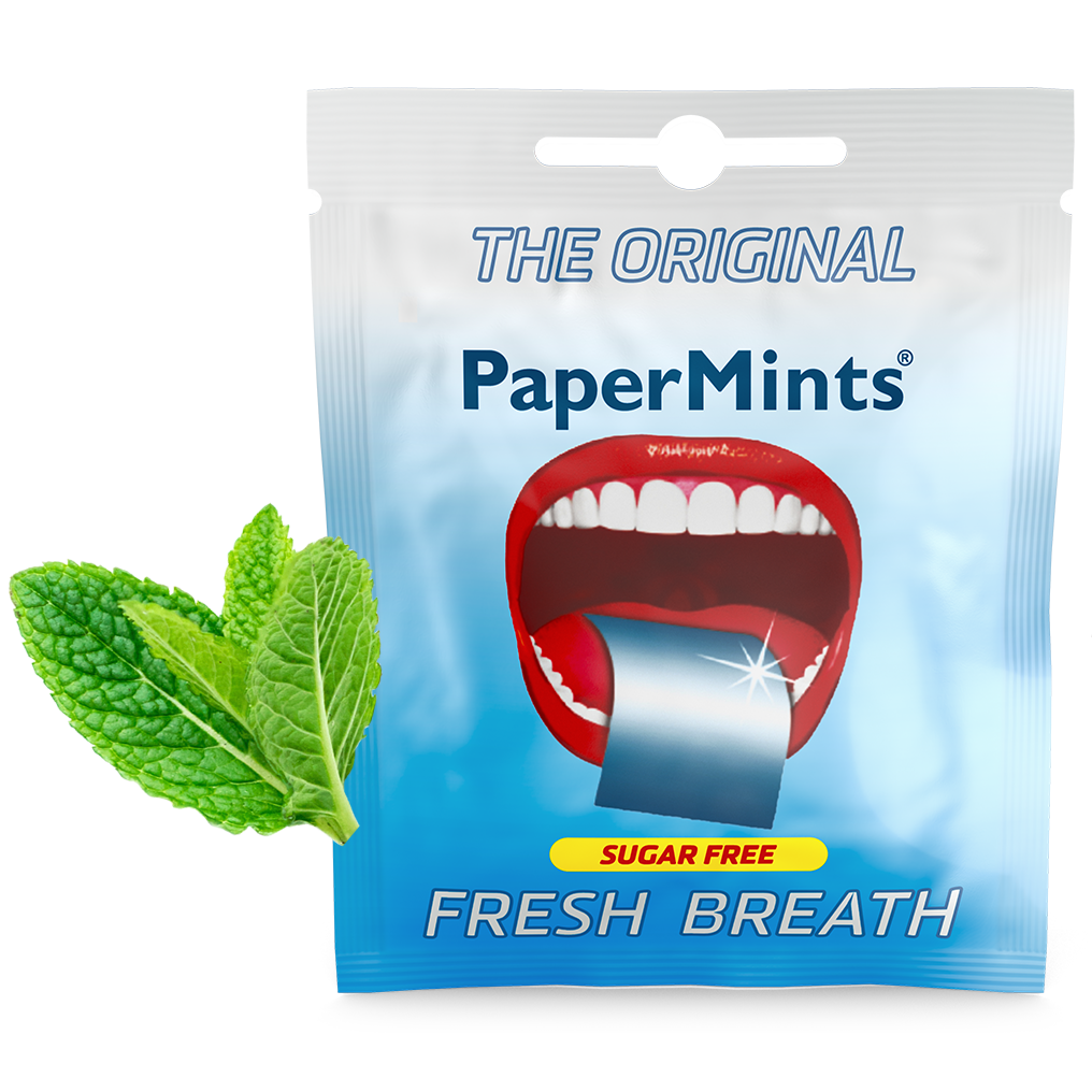PaperMints Strips Fresh Breath Sugar Free 24 Mint Strips