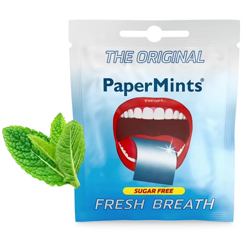 PaperMints Strips Fresh Breath Sugar Free 24 Mint Strips