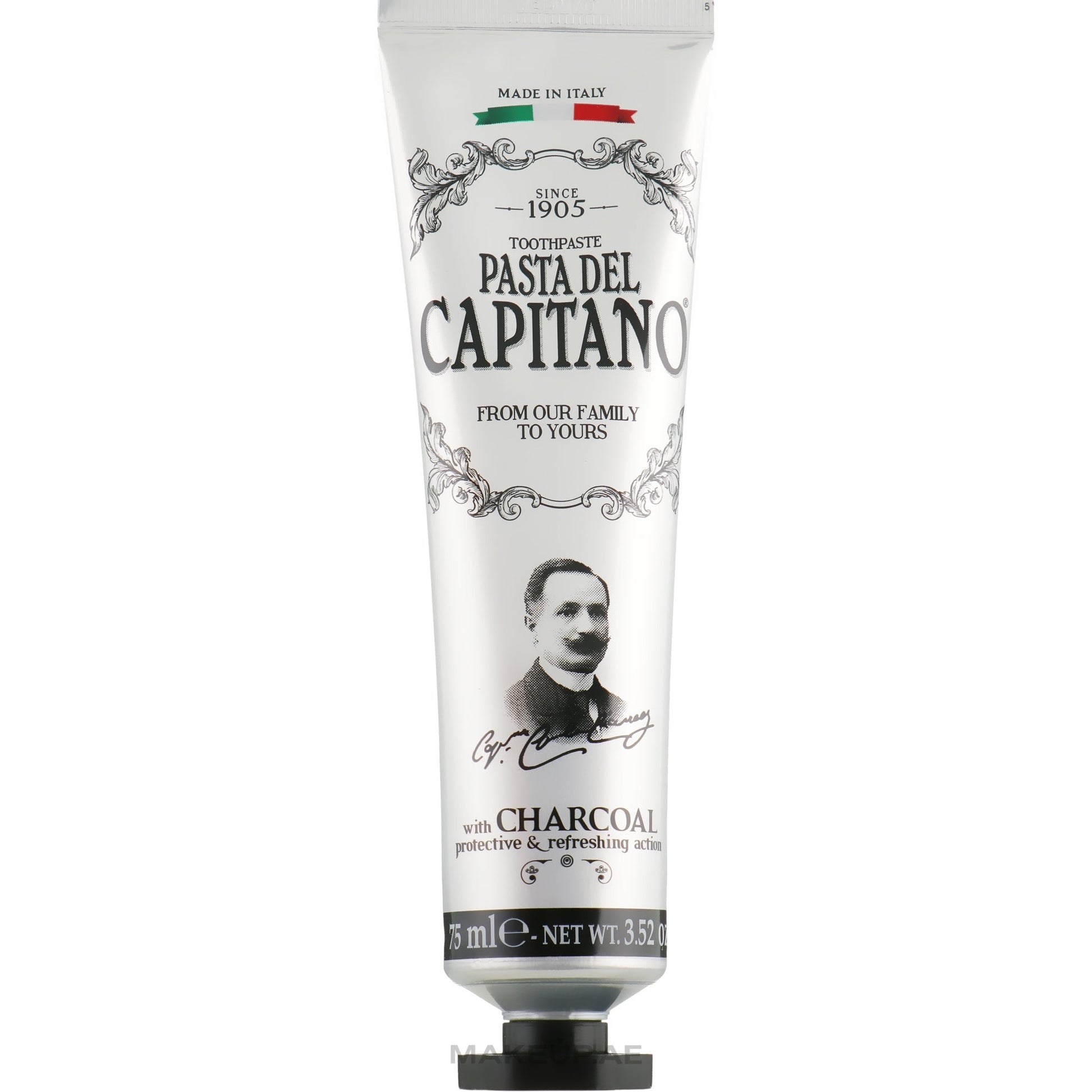 Pasta Del Capitano Charcoal Toothpaste 75ml