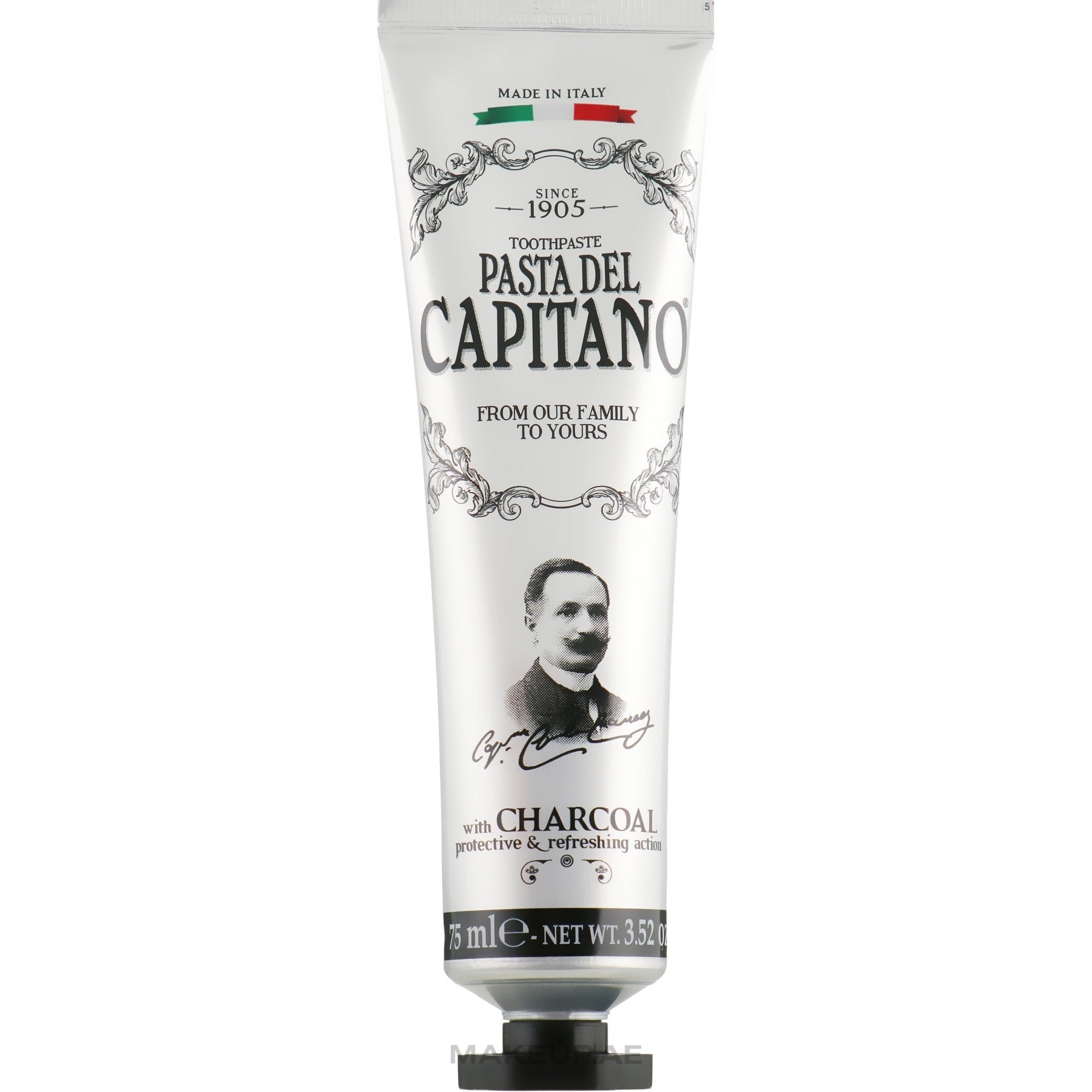 Pasta Del Capitano Charcoal Toothpaste 75ml