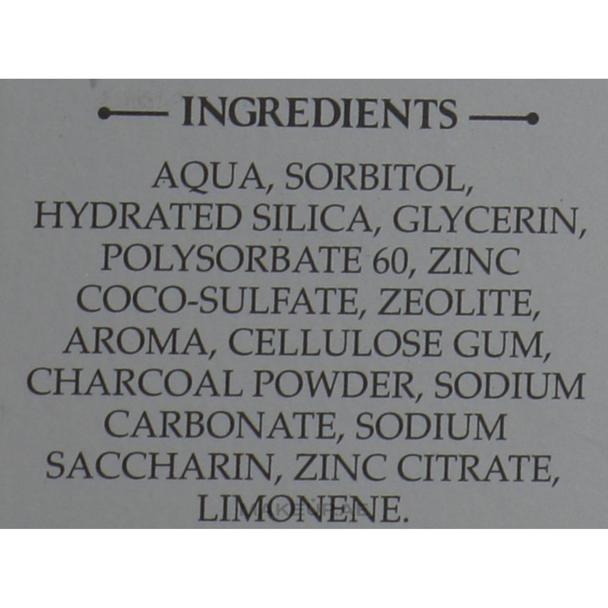 Pasta Del Capitano Charcoal Toothpaste 75ml