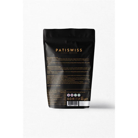 Patiswiss Freeze Dried Strawberry Covered with Dark Chocolate 80g