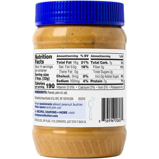 Peanut Butter & Co Simply Crunchy No Added Sugar Gluten Free Vegan 454g