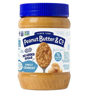 Peanut Butter & Co Simply Crunchy No Added Sugar Gluten Free Vegan 454g