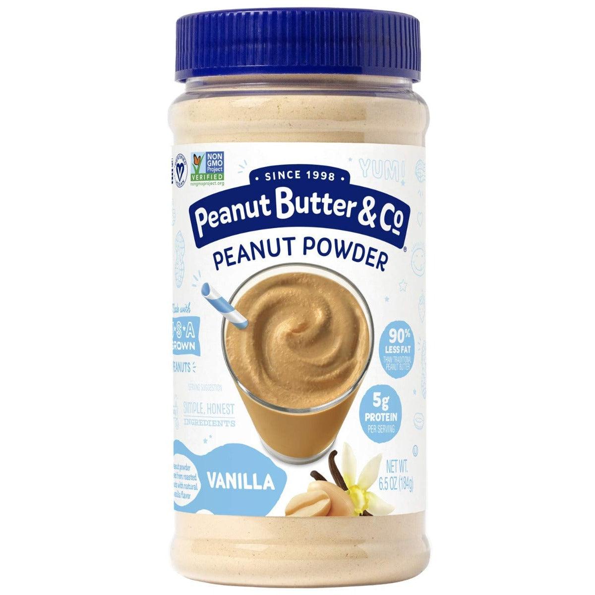 Peanut Butter & Co. Peanut Powder Vanilla Non-GMO Gluten Free Vegan 184g