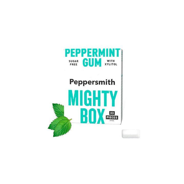 Peppersmith Xylitol Peppermint Gum Sugar Free KETO Friendly 50g